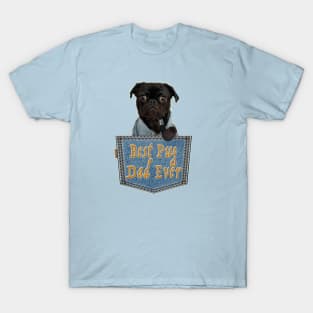 Daddy Pug; The Best Pug Dad Gift T-Shirt